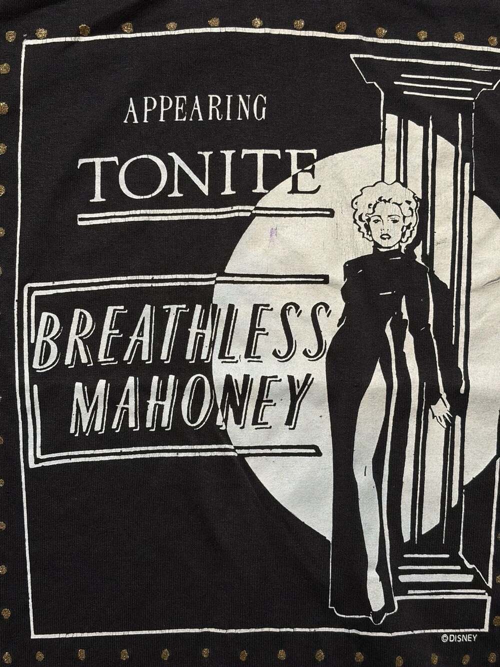 Vintage Breathless Mahoney Madonna Dick Tracy Appearing Tonite T-Shirt - Picture 2 of 8